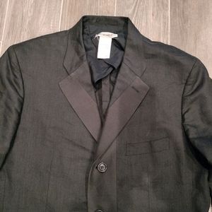 Men's Issey Miyake Black Linen Jacket